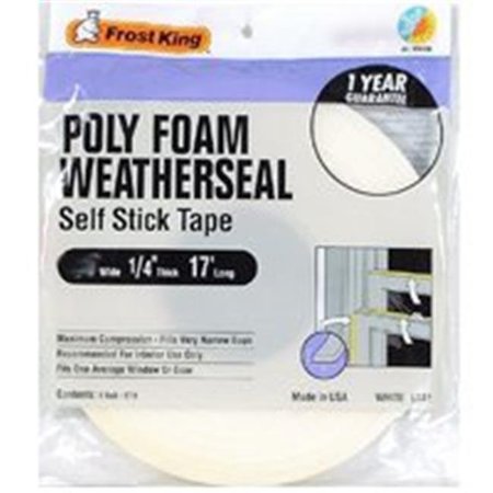 THERMWELL PRODUCTS Thermwell Products L344H Foam Tape 1.5 x 0.25 x 17 Ft. 5282900